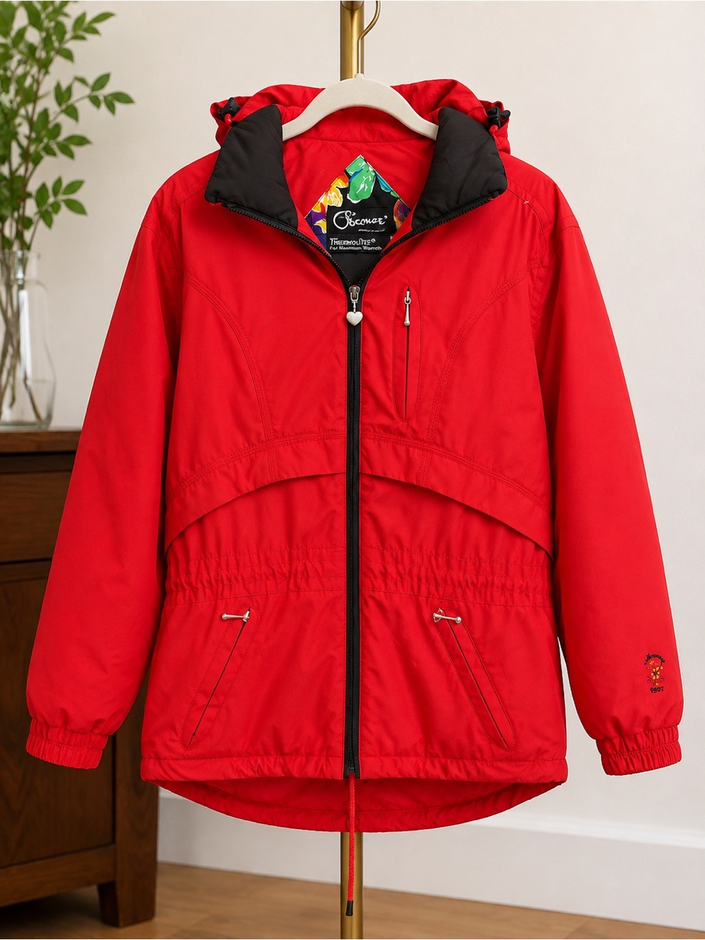 Womens Red Obermeyer Ski Jacket
